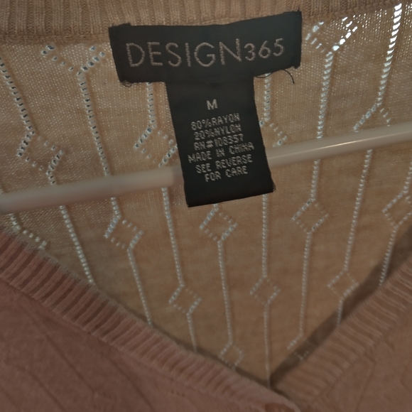 365 Women's Cream Cardigan Sweater - Picture 7 of 11